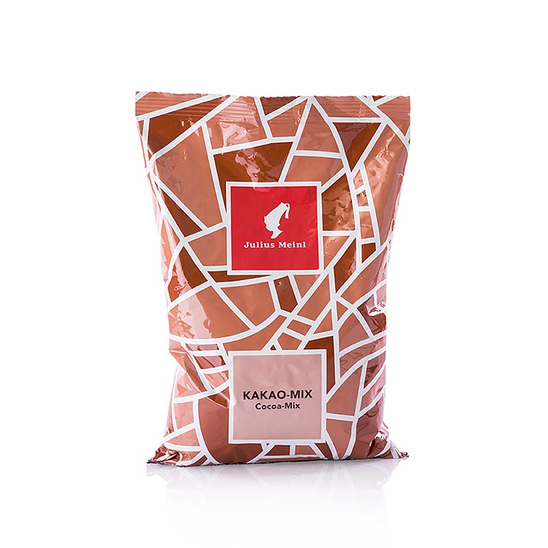 Poudre de boisson contenant du cacao, mélange prêt à l'emploi pour les distributeurs automatiques et la gastronomie, Julius Meinl, 1 kg - cacao Bensdorp de qualité supérieure, recommandation de dosage : 22-25g pour 180ml