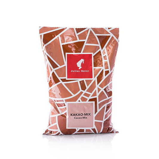 Poudre de boisson contenant du cacao, mélange prêt à l'emploi pour les distributeurs automatiques et la gastronomie, Julius Meinl, 1 kg - cacao Bensdorp de qualité supérieure, recommandation de dosage : 22-25g pour 180ml