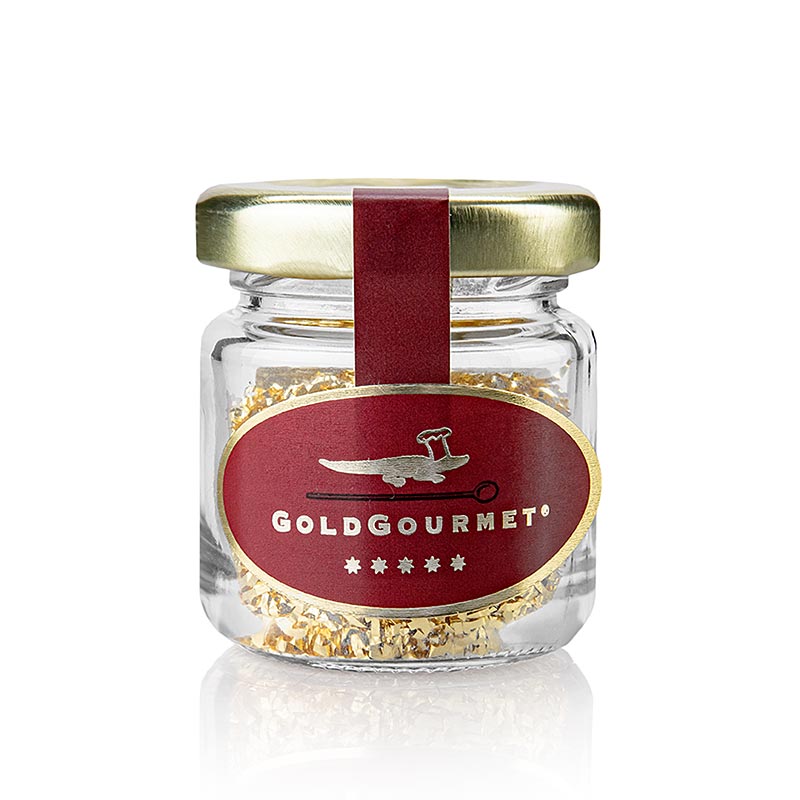 Or - filament feuille d'or, fin, 22 carats, E175, 0,3 g - filament feuille d'or fin de haute qualité de 0,3 gramme