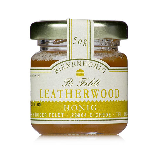 Miel de Leatherwood, Tasmanie, brun clair, crémeux, très aromatique, pot portion, 50 g