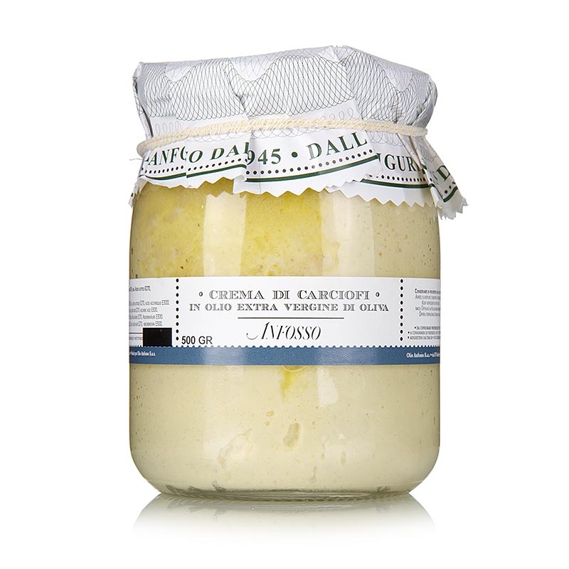 Crème d'artichauts à l'ail et à l'huile d'olive, 500 g - idéale pour affiner la viande, le risotto aux légumes et les spaghettis aux poivrons