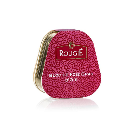 Bloc de foie gras d'oie, foie gras, trapèze, semi-conserve, Rougié, 75 g
