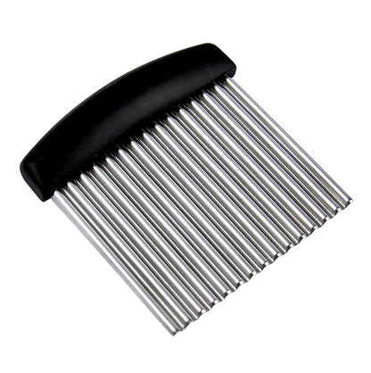 Couteau à onduler, 9,5cm de long, 9,5cm de large, acier inoxydable, Triangle Tools, 1 pc