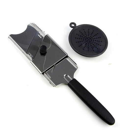 Râpe fine avec support pour restes, acier inoxydable, Triangle Tools, 1 pc - Râpe fine en acier inoxydable avec support pour restes pratique pour râper sans effort les légumes, le fromage et le chocolat dans la cuisine Fabriquée en acier inoxydable robuste pour une utilisation de longue durée Découvrez la commodité de cette râpe fine !