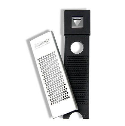 Râpe à gingembre et citron, 18,5 cm de long, 4,5 cm de large, acier inoxydable, Triangle Tools, 1 pièce | Non alimentaire / Quincaillerie / Accessoires pour barbecue | thungourmet