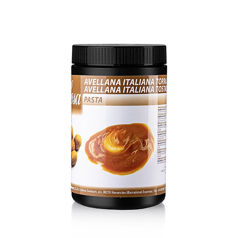 Pâte Sosa - Noisette, italienne, 100%, 1 kg - Pâte de haute qualité à base de noisettes du Piémont, réputée pour sa qualité et largement utilisée en pâtisserie
