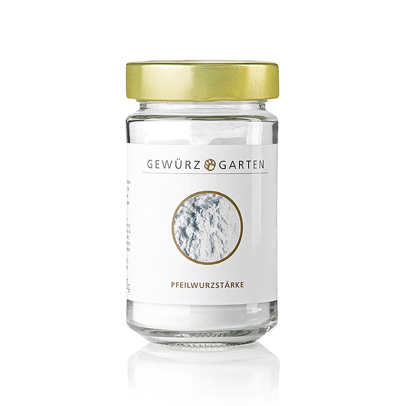 Amidon d'arrow-root, 120 g - liant pour sauces et soupes claires, goût neutre Idéal pour les pâtisseries fines, obtenu à partir de plantes tropicales maranta