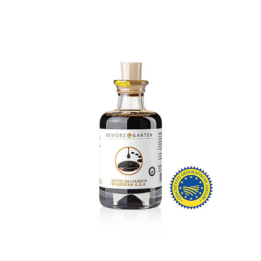 Gewürzgarten Aceto Balsamico di Modena IGP, Bouteille décorative, 100 ml