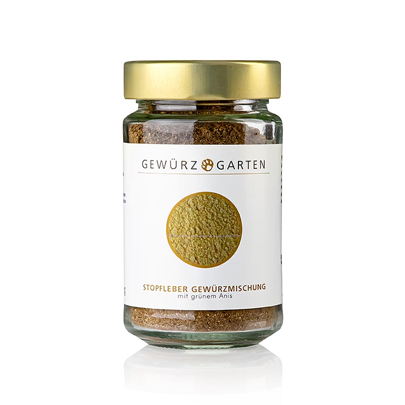 Gewürzgarten Mélange d'épices pour foie gras, à l'anis vert, 100 g - Mélange luxueux d'épices soigneusement sélectionnées pour les plats à base de foie gras d'oie