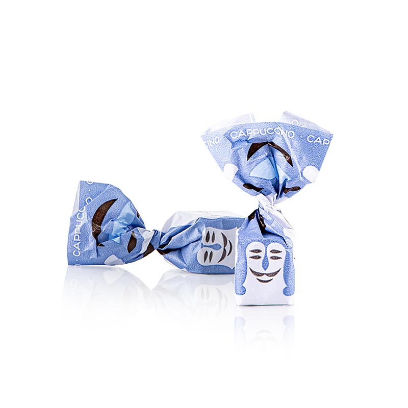 Tartuflanghe Mini chocolats à la truffe - Dolce d'Alba, cappuccino/fèves de cacao, environ 7g, bleu clair, 1 kg