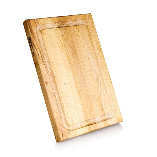 Grande planche à découper Boos Block en bois d'érable avec rainure d'écoulement, idéale pour le BBQ, 45,7x30,5x3,8cm, qualité supérieure, ustensile de cuisine pratique