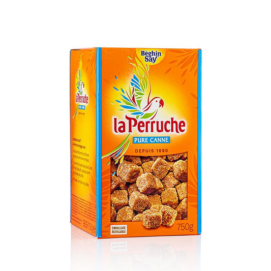 Sucre de canne, brun, en cubes, La Perruche, 750 g