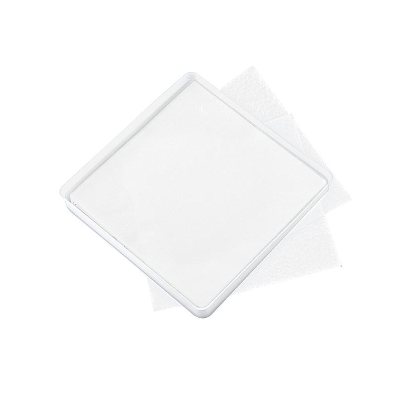 Obulato - Galettes de fécule de pomme de terre, transparentes, carrées, 9x9cm, 200 pcs