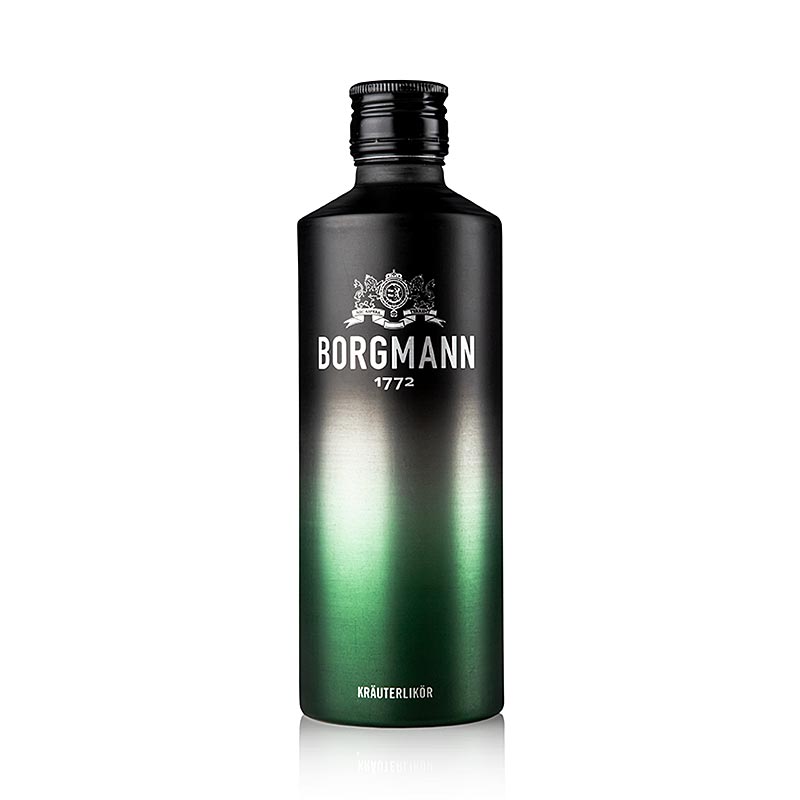 Borgmann 1772 Liqueur aux herbes, Edition No Zero, 39% vol, 500 ml - Photo produit avec bouteille de liqueur aux herbes en 500 ml