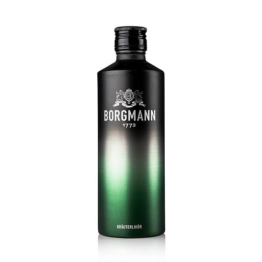Borgmann 1772 Liqueur aux herbes, Edition No Zero, 39% vol, 500 ml - Photo produit avec bouteille de liqueur aux herbes en 500 ml