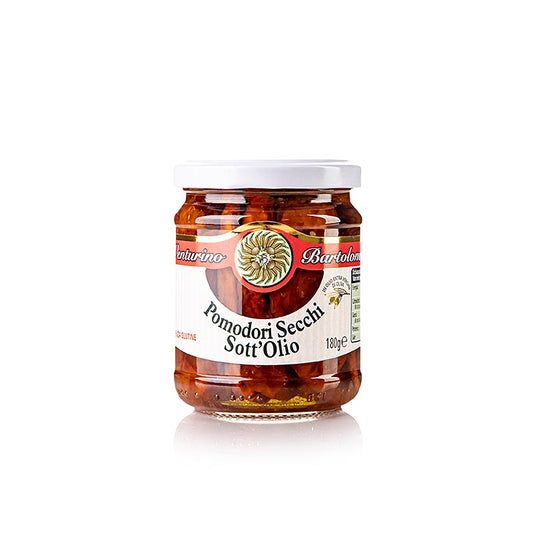 Tomates séchées à l'huile d'olive extra vierge, conservées avec du sel et du vinaigre de vin, au goût fruité et aromatique Idéal pour les amuse-bouches et les créations d'entrées et de plats principaux
