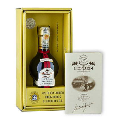 Aceto Balsamico Tradizionale di Modena DOP/ AOP, Extravecchio, 25 ans, Leonardi, 100 ml