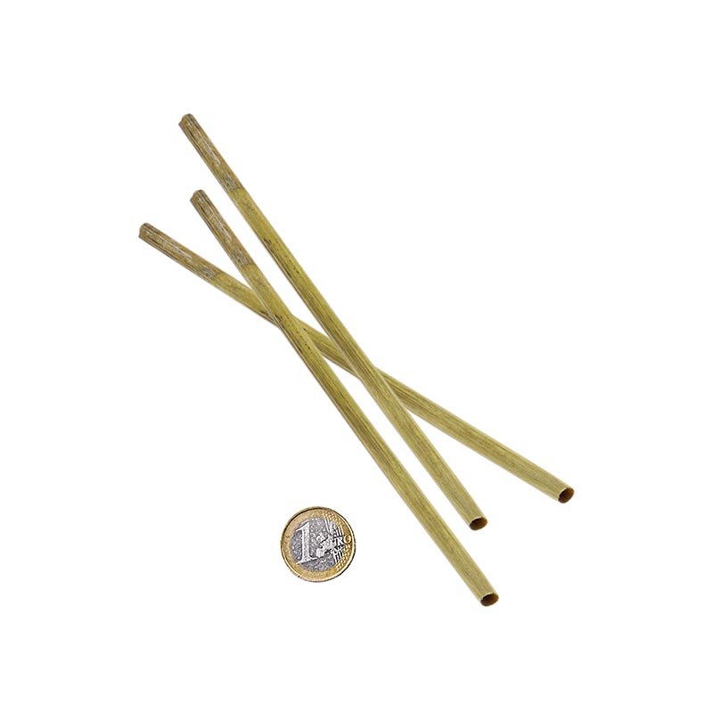 Paille naturelle "Strohmi", pour cocktails, 17cm, 250 pcs