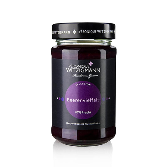 Pâte à tartiner aux baies avec 225 g, cuite à la main avec les meilleurs fruits et épices