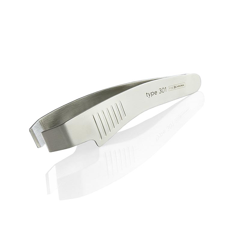 French : Chroma Type 301 P-33 Pince à épiler en chevron, 15cm, 1 pc - Pince à épiler en chevron précise et de haute qualité pour les travaux de cuisine délicats