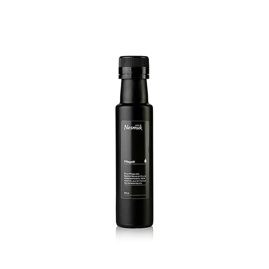 Huile d'entretien pour couteaux Nesmuk, huile de camélia chinois, 100 ml - Huile de haute qualité pour l'entretien et la conservation des couteaux Nesmuk, fabriquée à partir d'huile de camélia chinois pure, en flacon de 100 ml