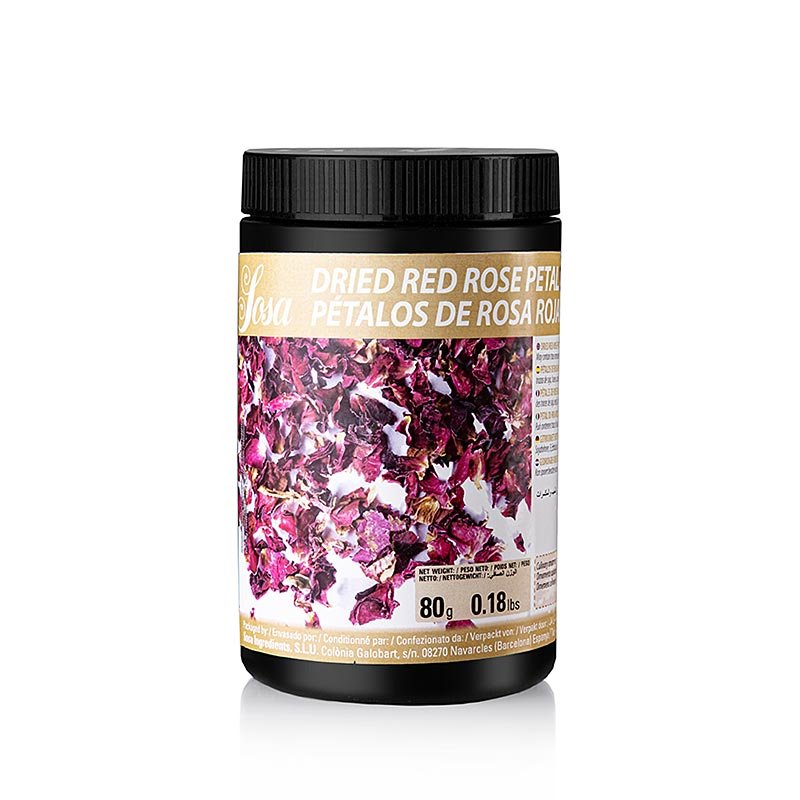 Sosa Pétales de rose Sosa , non confits (38934), 80 g | Cuisine moléculaire | thungourmet