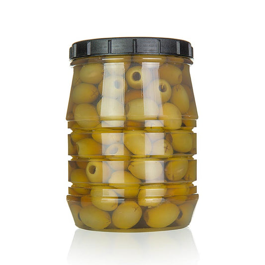 Olives vertes dénoyautées en saumure, idéales pour les salades et les omelettes, de Chalcidique