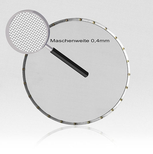 Tamis de rechange pour passoire d'un diamètre de 30 cm et d'une largeur de maille de 0,4 mm, durable et facile à nettoyer, en matériau de haute qualité