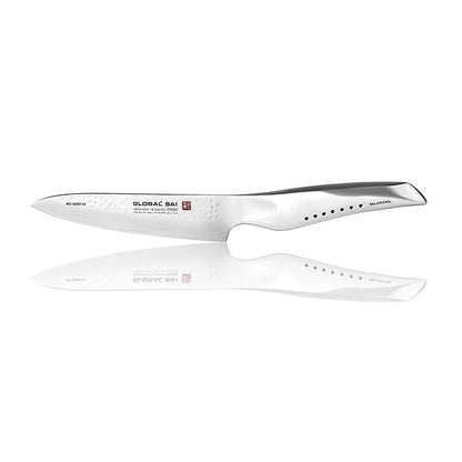 Global SAI-M02 Couteau universel, design martelé, 14,5cm, 1 pc