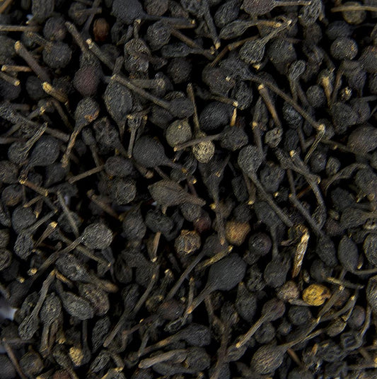 Poivre Voatsiperifery, entier, 1 kg - Poivre fruité et piquant de Madagascar avec une amertume discrète, rappelle le citron vert et la cardamome, convient parfaitement au chocolat, au porc, à l'agneau et aux fruits