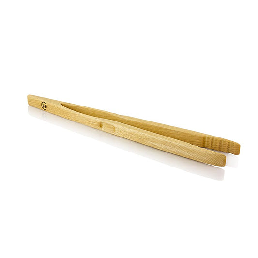 Pince à barbecue en bois de hêtre, 46cm, idéale pour griller, rôtir et servir, antibactérienne