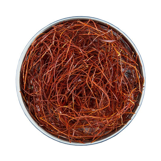Filaments de chili de Altes Gewürzamt, 20 g - Décoration comestible sans piquant, à frire croustillante et à poser sur le plat