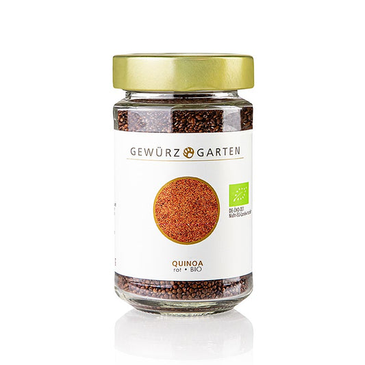 Gewürzgarten Quinoa, rouge, le grain miracle des Incas, BIO, 180 g - quinoa bio de qualité supérieure, de couleur rouge vif, connu comme le grain miracle des Incas