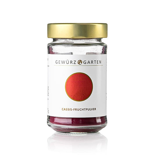 Poudre de fruit avec une note typique de cassis légèrement amère pour les desserts et les créations pâtissières