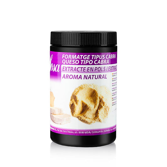 Photo produit de Sosa Poudre - Fromage de chèvre (38988), 500 g, fabriqué par Sosa Ingredients SL, un des principaux fabricants d'ingrédients haut de gamme pour la gastronomie et la pâtisserie en Espagne, qui met l'accent sur la qualité, la technologie et l'innovation.