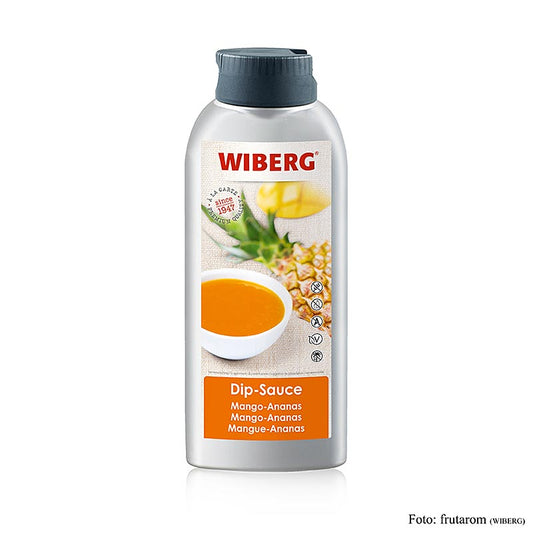Sauce dip mangue ananas au curry et au gingembre, idéale pour affiner les sauces à salade, les marinades, les poêlées et diverses sauces, ainsi que comme sauce de décoration pour les entrées chaudes et froides et les buffets
