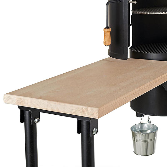 Table de travail latérale (JS-2821) pour (Fumoir) Tradition,Classic,Joe's Spécial 16, 1 pc - Une table de travail durable et polyvalente conçue pour être utilisée avec les fumoirs