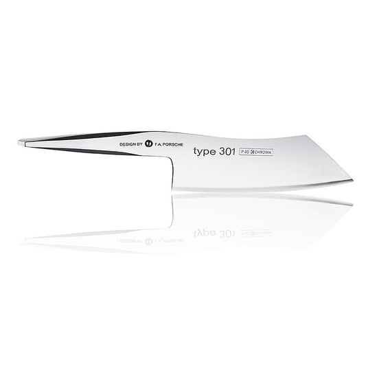 French : Couteau Santoku Chroma Type 301 P-40 Hakata de haute qualité, 1 pièce, avec manche ergonomique et lame tranchante