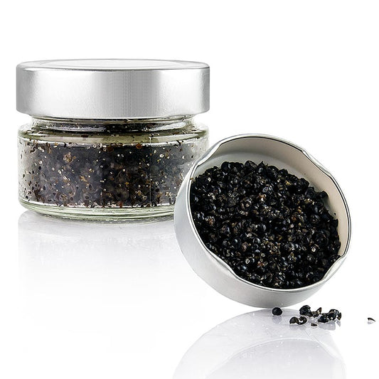 Poivre noir De Luxe, fermenté au sel marin, concassé, 80 g, idéal pour affiner les plats