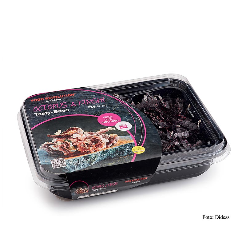 Tasty Bites "Octopus-Kimshi" - amuse-gueule à base de riz à faire frire, 160 g, 215 Pcs