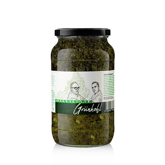 Goût authentique du chou vert d'Eisenberg avec des pommes de terre, du saindoux & des oignons, parfait pour la saison hivernale, paquet de 1 kg