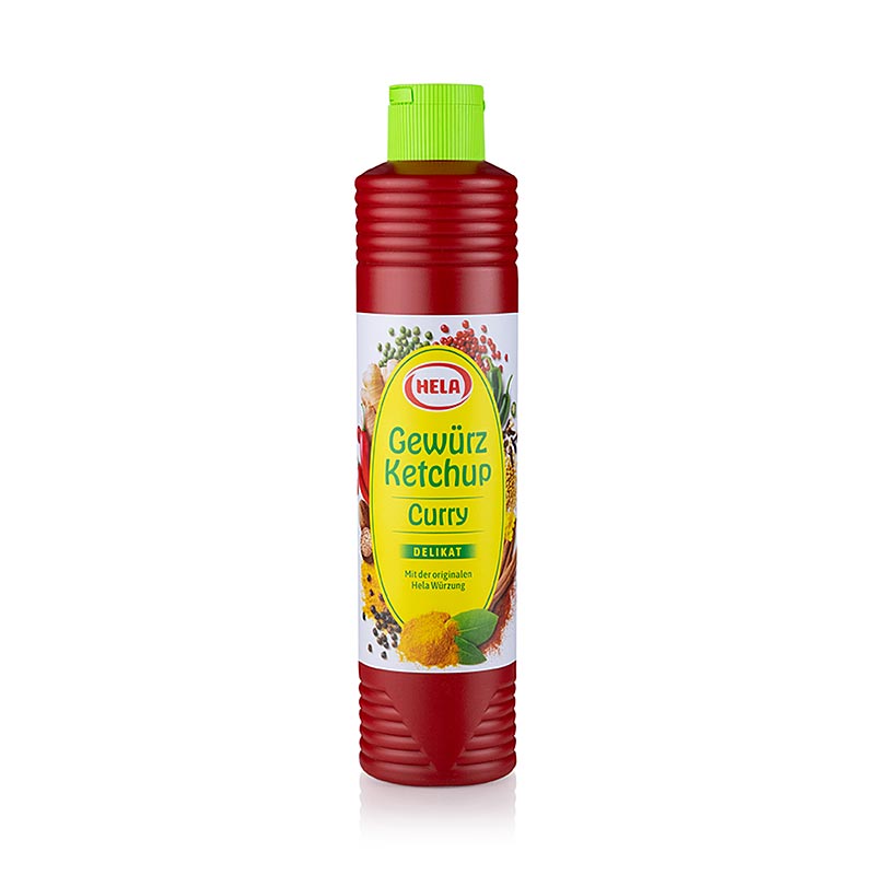 HELA Curry Gewürzketchup Delikat de haute qualité, bouteille de 800 ml, parfait pour les saucisses au curry et les frites, apprécié par toute la famille et utilisable de multiples façons dans la cuisine