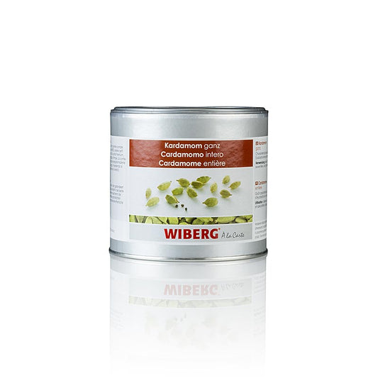 Wiberg Cardamome, entière, 200 g - Épice aromatique et piquante, idéale pour les fonds, les soupes, les sauces, la viande, le poisson, les légumes et les pâtisseries