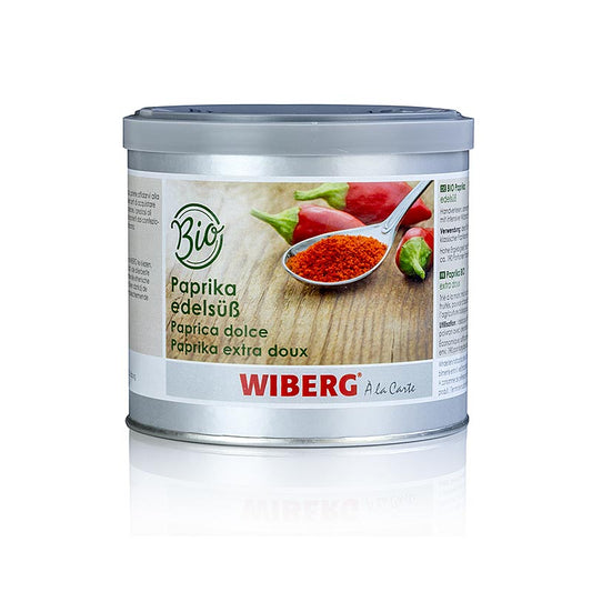 Paprika doux bio de Wiberg, 230 g - Mélange d'épices de haute qualité à l'arôme intense, à usage multiple disponible en Suisse