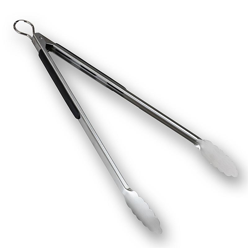 Pince à barbecue en acier inoxydable, 40 cm de long, idéale pour les barbecues