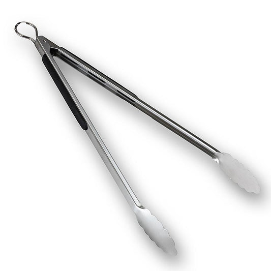 Pince à barbecue en acier inoxydable, 40 cm de long, idéale pour les barbecues