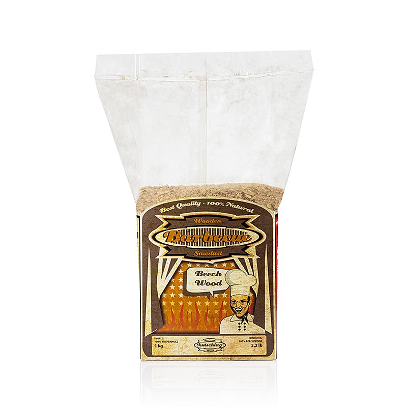 Grill BBQ - Farine de fumage en bois de hêtre (Beech), 1 kg