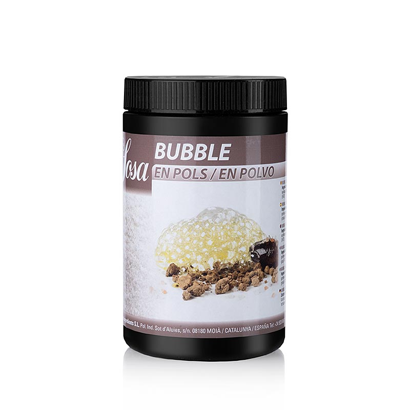 Agent moussant Sosa Bubble 500 g - Avec albumine pour une formation de mousse à gros pores et de longue durée