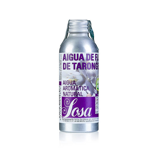 Eau de fleur d'oranger Sosa , 100 g - Ingrédients de qualité supérieure pour la restauration et la pâtisserie, biscuits artisanaux et articles de Noël traditionnels catalans, ingrédients pour crèmes glacées, noix, fruits lyophilisés, agents de texture, extraits naturels de plantes et arômes