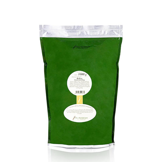 Mélange d'épices Berbere, Altes Gewürzamt, 1 kg - Mélange d'épices éthiopien authentique composé de poudre de piment, de cumin, de coriandre, de cardamome et d'autres épices exotiques pour une utilisation polyvalente dans les ragoûts, les soupes, les marinades et les sauces Qualité supérieure garantie par Altes Gewürzamt